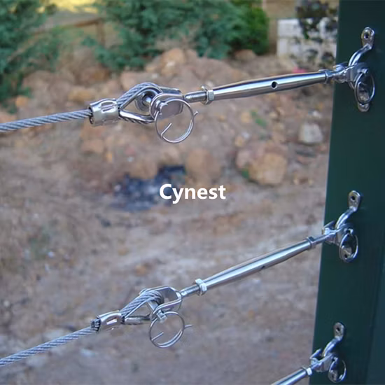 스테인리스강으로 제작된 와이어로프 피팅용 골무